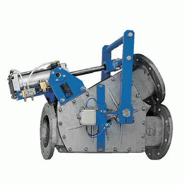 3-way diverter valve for material and bulk handling applications