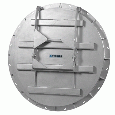 Round swing flap gate penstock